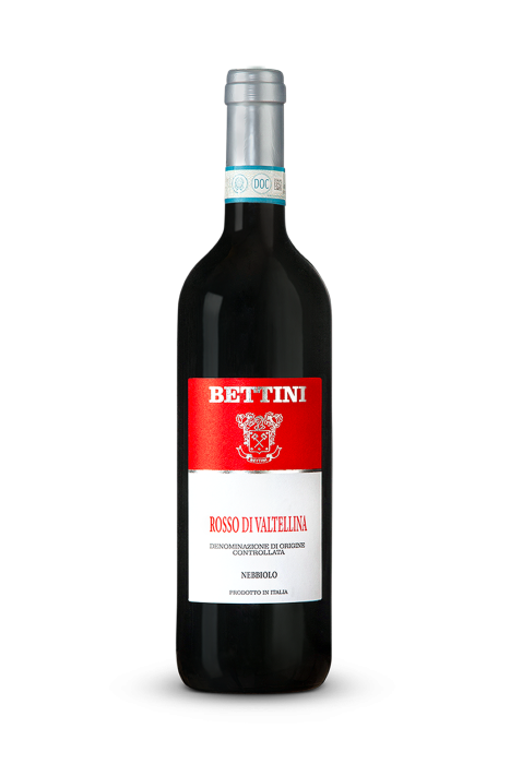 bottiglia vino rosso di valtellina vini bettini